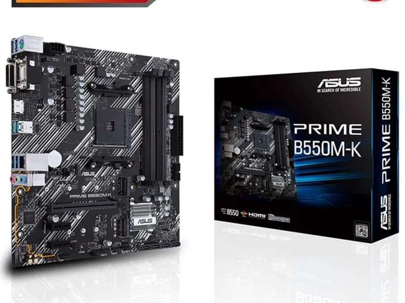 Asus Prime B550M-K ARGB AM4 Ryzen DDR4 Hdmi Dp