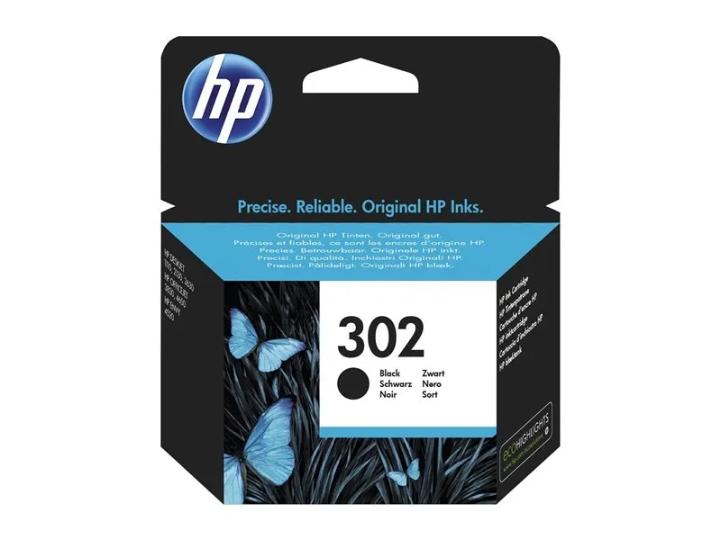 HP F6U66AE Siyah Mürekkep Kartuş (302)