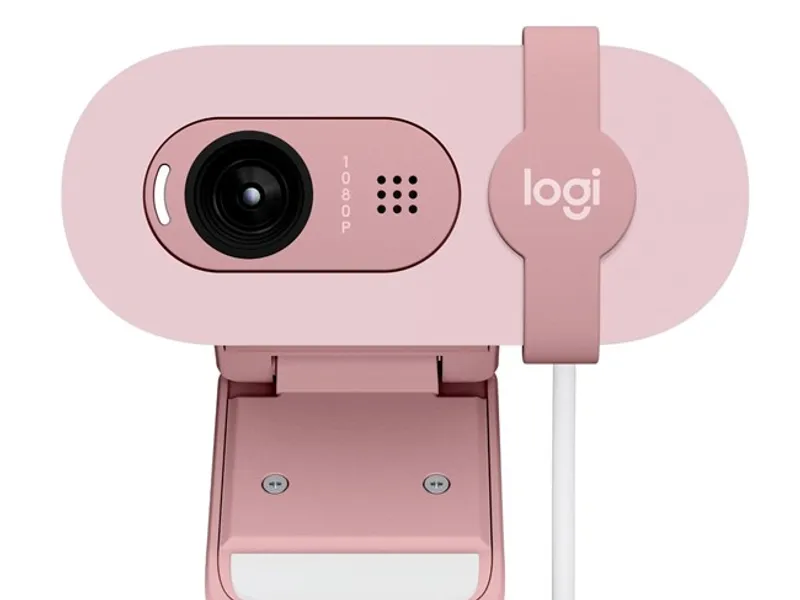 Logitech Brio 100 Webcam Pembe Full HD 960-001623