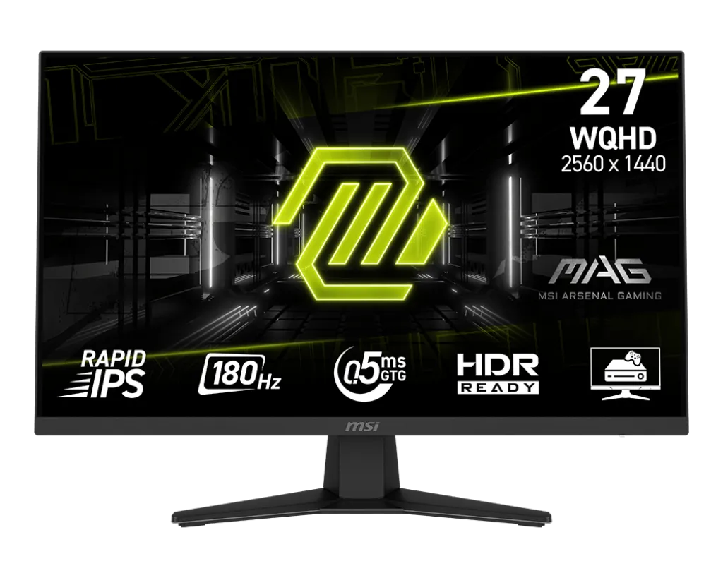 27 MSI MAG 274QF 0.5MS 180HZ 2K WQHD ADAPTIVE SYNC IPS GAMING