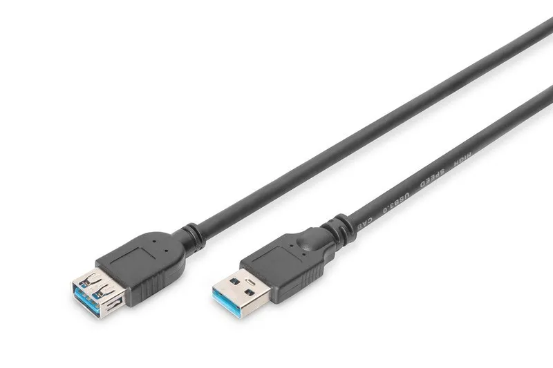 Digitus USB Uzatma Kablosu Siyah USB 3.0 (1.8m)
