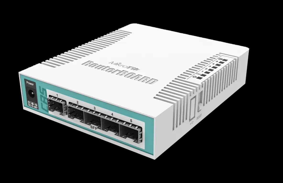 Cloud Router Switch CRS106-1C-5S Fiber Switch 6 Port SFP