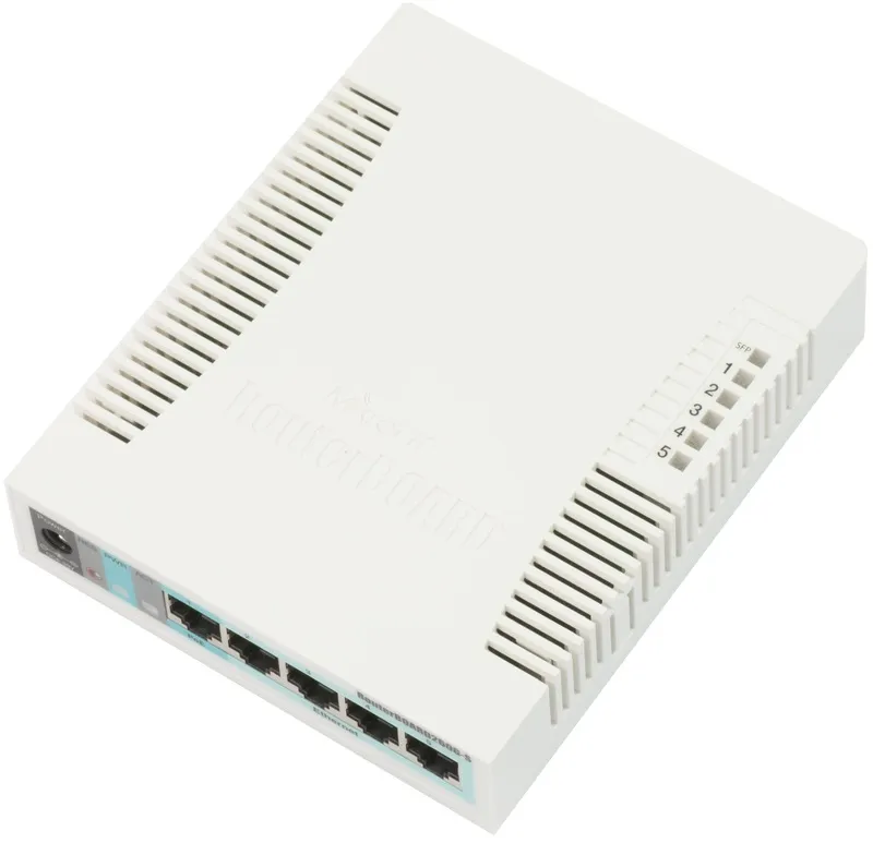 RB260GS 5 Port Gigabit Switch / 1 Port SFP ( Fiber Converter )