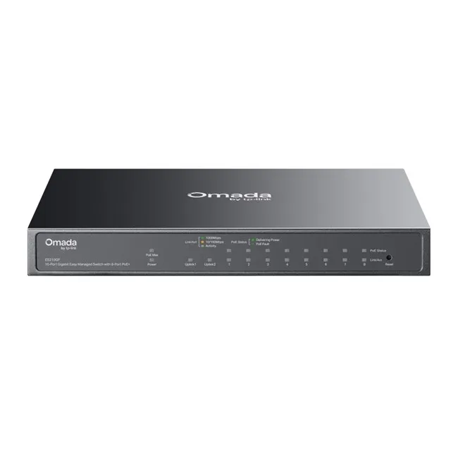 Tp-Link omada ES210GP 10 Port Gbit 8 Poe+ Switch