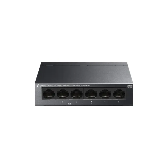 TP-LINK LS106P 6PORT 10/100 YÖNETİLEMEZ POE SWITCH