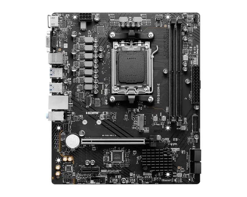 MSI Pro B650M-E DDR5 AM5 Vga Hdmi
